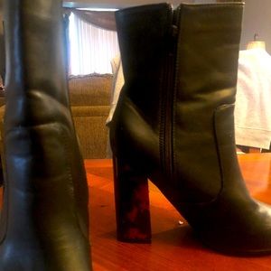 ASOS bootie. Black 4 inch heel